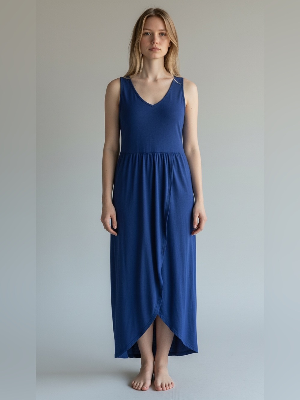 HEIMISH USA Royal Blue Sleeveless Maxi Dress